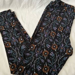 LuLaRoe Leggings, Flower Pattern